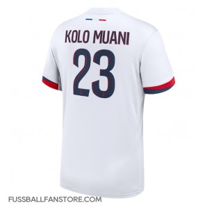 Paris Saint-Germain Randal Kolo Muani #23 Replik Auswärtstrikot 2024-25 Kurzarm